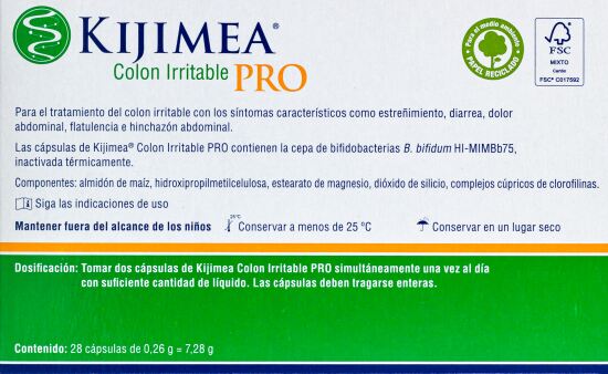 KIJIMEA COLON IRRITABLE PRO 28 CAP.